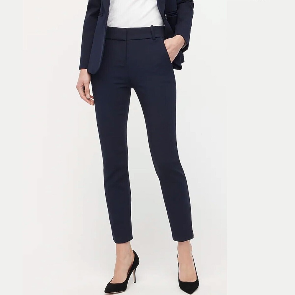 J.Crew Navy Cameron Slim Crop Pant